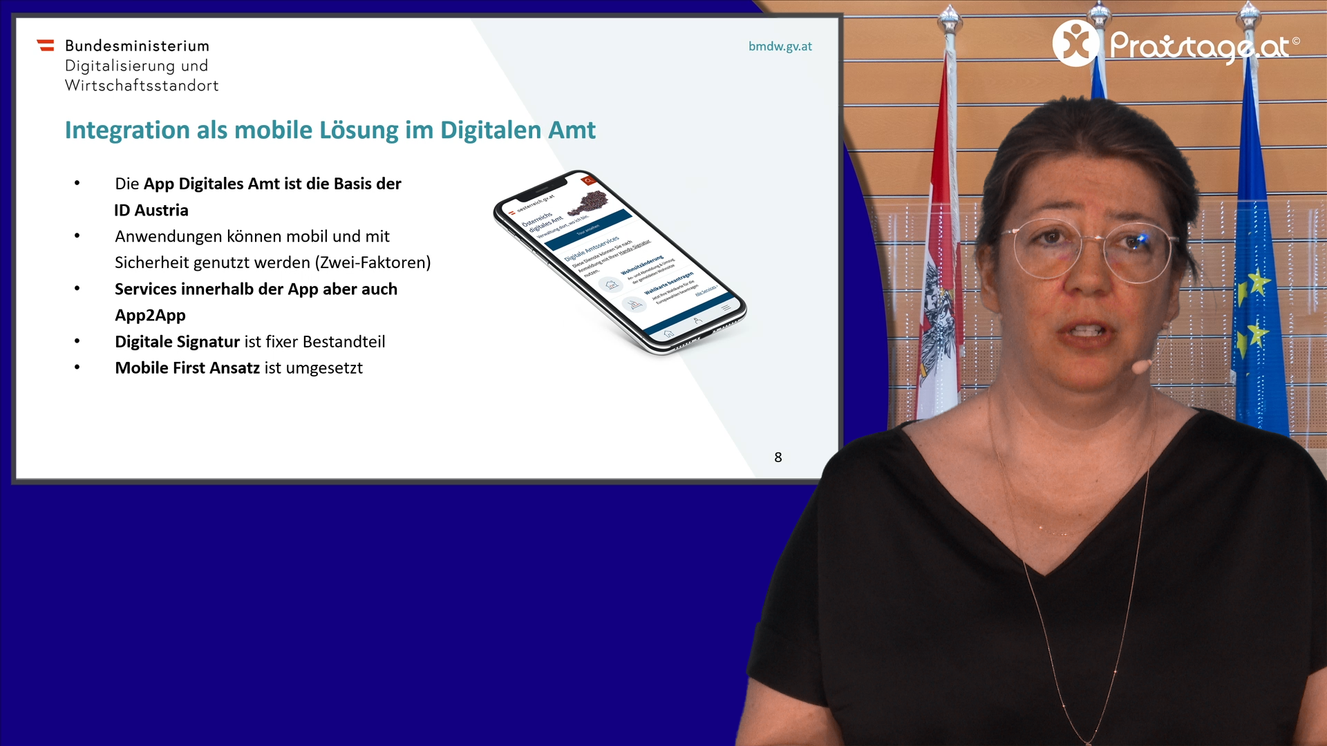 Mag.a Patrizia D´acerno (BM f. Digitalisierung und Wirtschaftsstandort)